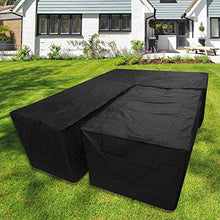 Copertura per Mobili A Forma di L Impermeabile da Giardino Esterno Copertura Resistente alla Muffa A Forma di L Antipolvere per Patio in Rattan