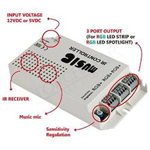 SaySure - IR Music Controller 60 Watt 3 Ports with Remote for Color