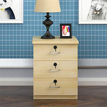 Comodino Comodino in legno massello Armadio di stoccaggio semplice e indipendente, Armadietto, Camera da letto multifunzione, Comodino semplice Piccolo comodino con serratura Può essere posizionato su