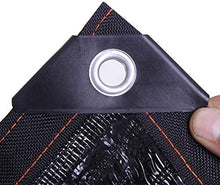 LanXin - Telone parasole resistente ai raggi UV, colore nero, dimensioni: 2 m x 3 m, colore: nero