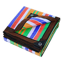 Teloni A Strisce A Cinque Colori, Tenda da Sole per Esterni da Giardino Telo Impermeabile per Balcone E Terrazza Bordo Spesso Occhielli in Metallo 120 G/M²(Size:2×10M)