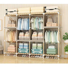 JFFFFWI Guardaroba Semplice Armadio in Legno massello 165 * 165 * 45cm Guardaroba (Colore: C)