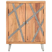 FAMIROSA Credenza 60x30x75 cm in Legno Massello di Acacia Marrone