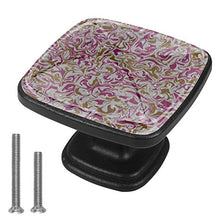 Carta scrapbook digitale Pomelli per Porta Set di 4 Pomelli per Mobili Manopole per Cassetti Cucina Armadio Vetro