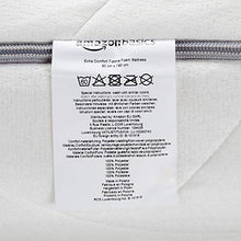 Amazon Basics - Materasso extra comfort a 7 zone in espanso, Medio (H3) - 90 x 190 cm