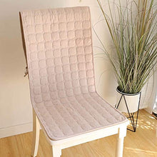 6 PCS Color Solid Color Pranzo Cuscini Cuscini, Cuscinetti a sedile lunghe Panca per interni Banco da esterno Cuscino antiscivolo Cuscini da oscillazione con cinghie Khaki 45x135cm (18x53in) * 6 yqaae