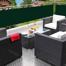 ROBAG Tenda frangivento da Balcone, Protezione Solare, con Occhielli per Giardino, Balcone, 90x500cm, Verde