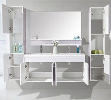 Simba Srl Mobile Bagno ARREDO Bagno Completo 120 CM LAVABO 2 RUBINETTI MOD. White Elegance Nuovo IMBALLATO!