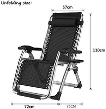 FACAZ Sedia da Giardino reclinabile Pieghevole per Esterni Lettino Prendisole con Cuscini Zero Gravity Patio Camping Sedia Portatile Regolabile Supporta Fino a 200 kg