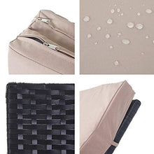 Mendler Lettino Regolabile da Esterno HWC-D80 polyrattan Antracite con Cuscino Beige