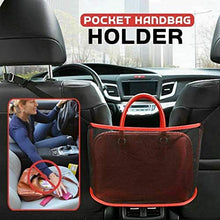 Car Net Pocket Handbag Holder Organizer Seat Side Storage Mesh Net Bag Advanced Black