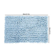 Tappetino da bagno indossabile per capelli lunghi spessi e fini per la camera da letto per la casa(Light blue)