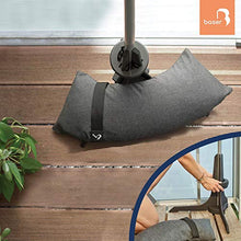 Baser - Supporto per ombrellone da Balcone (25 kg, Grigio Scuro)