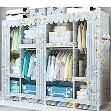 JFFFFWI Armadio assemblato Semplice Armadio in Legno massello 210 * 45 * 170cm (Colore: D)