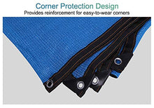 Telo Ombreggiante, 85% Maglia reticolato Parasole for Piante Che proteggono, Luogo Esterno, edifici - Blu (Size : 8m x 10m)