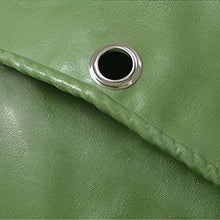 Telo Impermeabile, Rivestimento su Due Lati Ombra Tela Cerata Resistente 550 G/M² per Giardino Pesca Campeggio con Occhielli Verde(Size:2×3M)