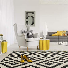 Home Deco Factory Sgabello, Legno, Giallo, 30 x 30 x 30 cm