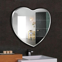 Dongyd Bagno Semplice Specchio, Parete Specchio del Bagno, a Forma di Cuore Specchio for Il Trucco spogliatoio