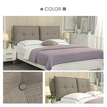 WLH-Cushions Testiera da Letto Testiere Testata Cuscino A Cuneo Cuscini Capezzale Copri Matrimoniale Singolo Schienale Tessuto di Lino