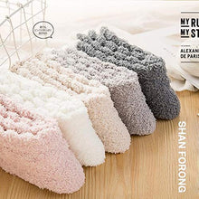 HTYH Fashion Middle Tube Warm Lamb Wool Socks 4 PCS