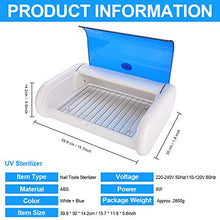 2 in 1 armadio per la sterilizzazione UV e ozono, grande capacità, scatola di disinfezione sanitaria per biberon e asciugamani e strumenti per unghie(#1)