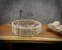 Rococo - Lavabo in legno oliato (immagine reale), misura 50 x 46 cm