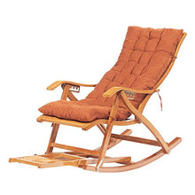 Poltrone LHA Bamboo Sedia a Dondolo per Adulti Balcone Lounge Chair Pieghevole Pausa Pranzo Sedia Sedia Multifunzionale casa di bambù