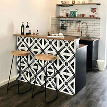 M-JH Sgabelli da Bar, Sgabelli da Bar Vintage da Cucina rustici con Struttura in Metallo Nero e Seduta in massello di Stile Industriale (Size : 65cm)