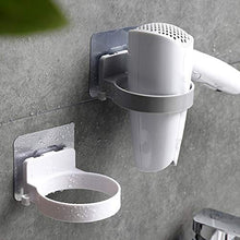 Supporto per asciugacapelli a parete di alta qualità per il bagno, per asciugacapelli e 2 pezzi