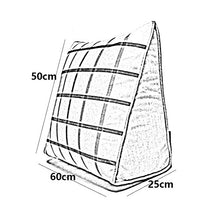 CJC Cuscini Schienale Federa Tessili Wedge Pillow Back Support Lettino Divano TV Reading Cuscino Cuscino Multifunzione (Dimensioni : 60x50x25cm)