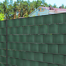 casa pura Copri Ringhiera Balcone - Strisce Privacy PVC | Teli Impermeabili per Esterno | 19 cm x 35 m, Vari Design | Verde