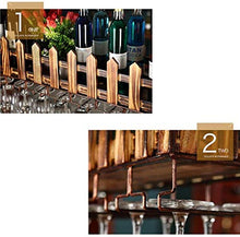 COLiJOL Scaffale per Vino Scaffale per Vino Scaffale per Vino Scaffale per Bar Scaffale a Muro, Scaffale per Bicchiere da Vino, Scaffale per Bicchiere da Vino (Dimensioni: 80 Cm),80 cm