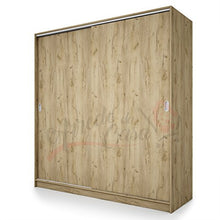 Arredodacasa.com Armadio con Due Ante SCORREVOLI Modello AI1009 (Rovere Chiaro)
