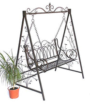 DanDiBo 18688 - Dondolo da giardino in metallo anticato anticato
