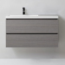 Kiamami Valentina MOBILE BAGNO MANHATTAN 90 CM CON CASSETTI CON VASCA A SINISTRA