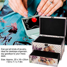 SALUTUYA Contenitore per Gioielli con Organizer per Desktop in Stile retrò per Camera dei Bambini, Studio, Camera da Letto con cassetti