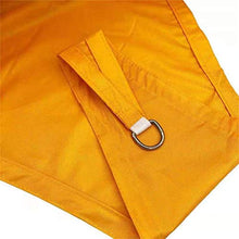 WWYL - Tenda parasole a vela per giardino, terrazza, feste, protezione dai raggi UV, con corda (5 x 5 x 7,1 mango)