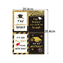 JUSTDOLIFE JUSTDOLIFE 12 Sheets Beer Bottle Sticker DIY Bottle Sticker Wine Sticker for Graduation
