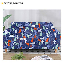 Hugs IDEA Starry Night By Vincent Van Gogh - Copridivano super elasticizzato, tessuto jacquard spandex con fondo elastico per cani, gatti, bambini, lavabile per 3 cuscini divano