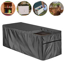 Honeyhouse - Copertura per box da giardino con cerniera, impermeabile, 130 x 60 x 71 cm, colore: nero