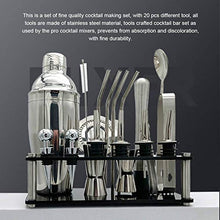 YLJB Strumenti per La Preparazione di Cocktail Set da Cocktail 20pcs Boston Shaker Mixer Bar Accessori per Uso Domestico E Bar Jigger per Il Trucco Misurazione