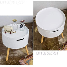 Comodini Net Red Creative Piccola Tavola Rotonda di Stile Giapponese Divano Laterale Mobile Tabella Laterale Semplice Tavolino Camera da Letto Comodino Comodini Camera