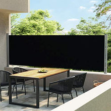 vidaXL Tenda Laterale Retrattile per Patio 600x160 cm Marrone