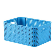 BESTonZON - Cesto portaoggetti Multifunzione per la casa e la casa, Colore: Verde, Blue, Medium