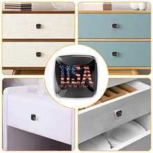 Bandiera americana (3) 4 PCS Pomelli per Porta, Pomolo per Mobile, Pomelli per Mobili con Viti, Maniglia per Armadietto, Pomelli per Porta, Pomelli per Cassetti per Porta, Armadio, Cassetto e Credenza