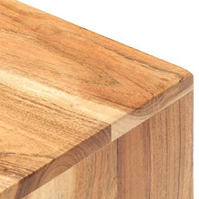 FAMIROSA Comodino 40x30x50 cm in Legno Massello di Acacia-0474