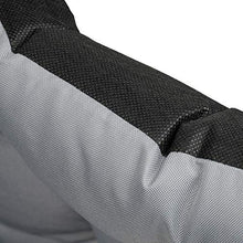 SuperKissen24. Cuscino Lungo per Panchina da Giardino 140x50 cm Resistente e Comodo per Panca da Esterno ed Interno - Grigio