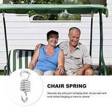 Yardwe 2 Pezzi Molla di Sospensione per Amache e Altalene a Dondolo Swing Molle per Dondolo da Giardino in Acciaio Inox 440Lbs.Capacity (6.7mm)