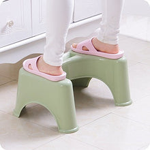 QUSER Il WC Sgabello Sgabello Materiale Antiscivolo Squatting Pit Adulti Bambini WC Squatting Sgabello Green