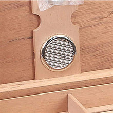 Cigar Humidor Cedro con igrometro, Creative Box a due livelli a quattro zone Antico Mat Pattern Home Box per la conservazione di 50 sigari